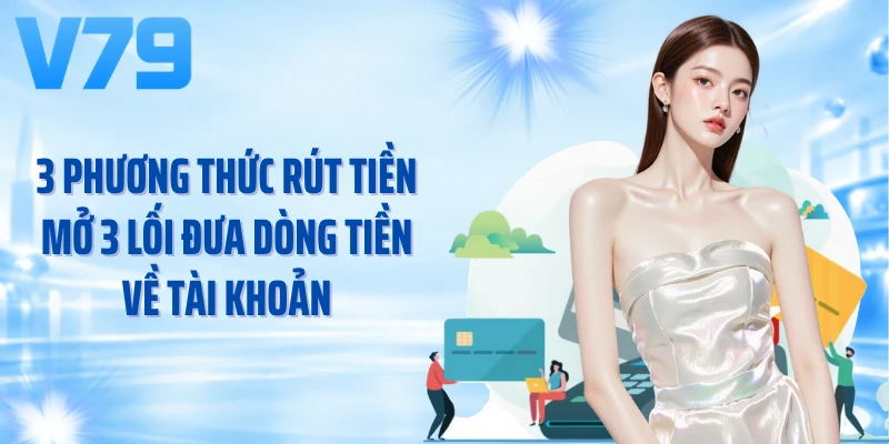 3 phương thức rút tiền nhanh chóng về tài khoản